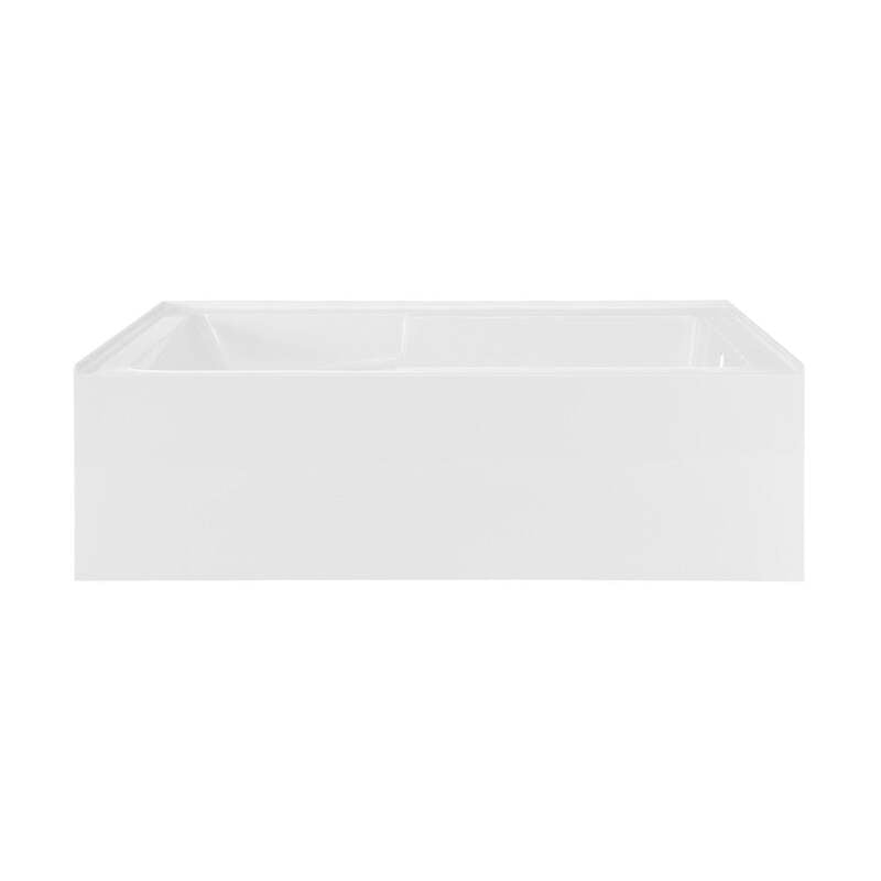 Swiss Madison Voltaire 72" x 36" Right-Hand Drain Alcove Bathtub with Apron