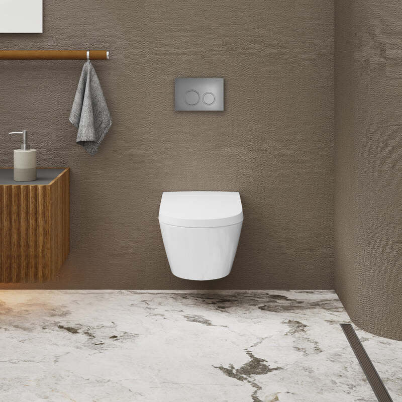 Swiss Madison Hugo Smart Wall-Hung Toilet with Bidet Bundle (SM-ST080, SM-WCB02)