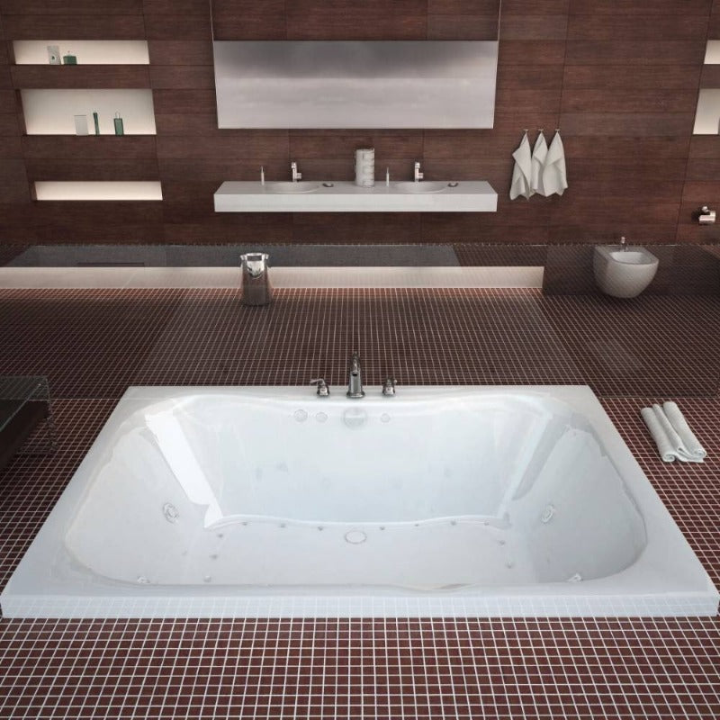 Atlantis Whirlpools Neptune 40 x 60 Rectangular Air & Whirlpool Jetted Bathtub - 4860NDL