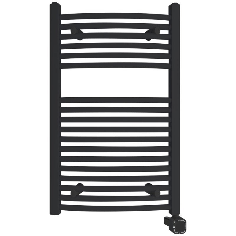 Heatgene Electric Radiator Towel Warmer with Programmable Smart Timer and Temperature Control Brushed, Chrome, Matte Black HG0285