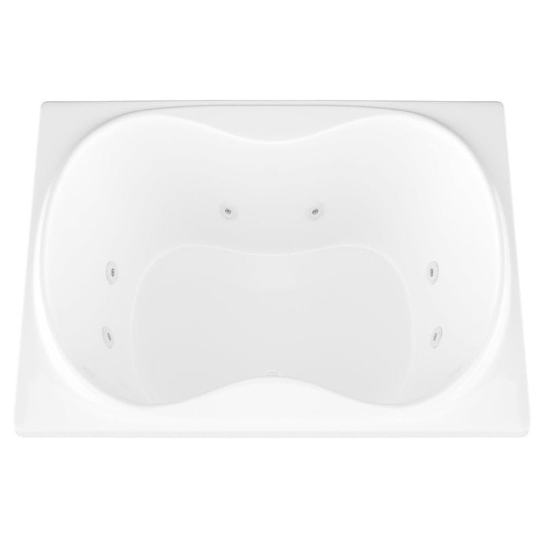 Atlantis Whirlpools Whisper 36" x 72" Rectangular Whirlpool Bathtub