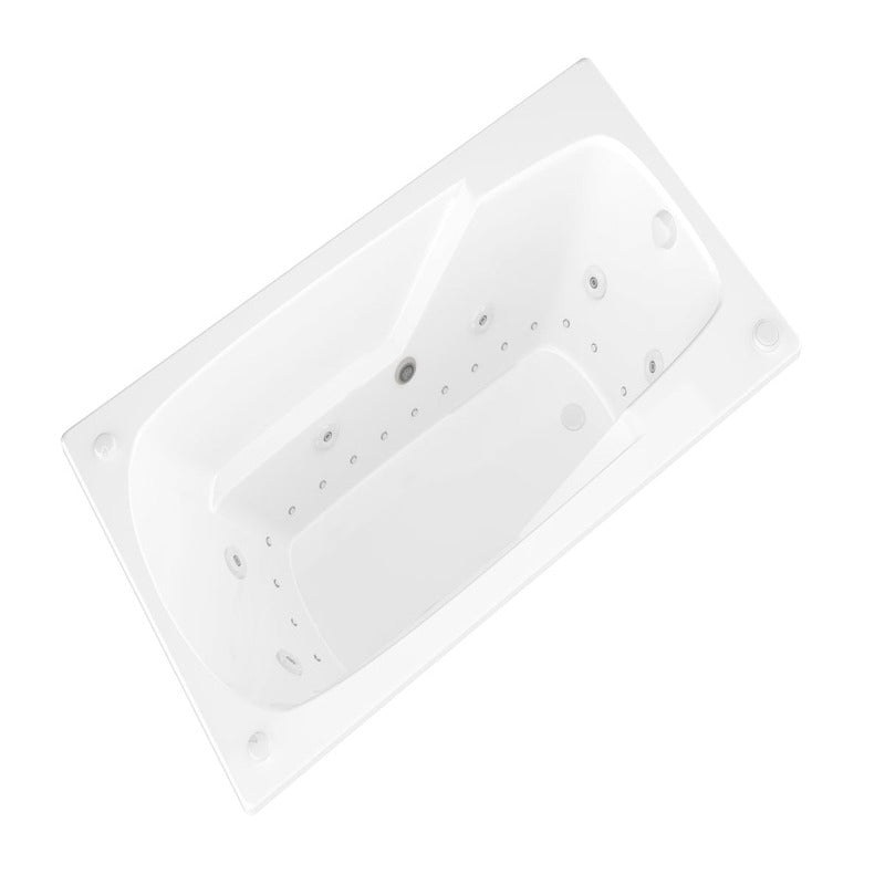 Atlantis Whirlpools Eros Deluxe Series 31.75 x 59 Dual Jetted Air and Whirlpool Bathtub