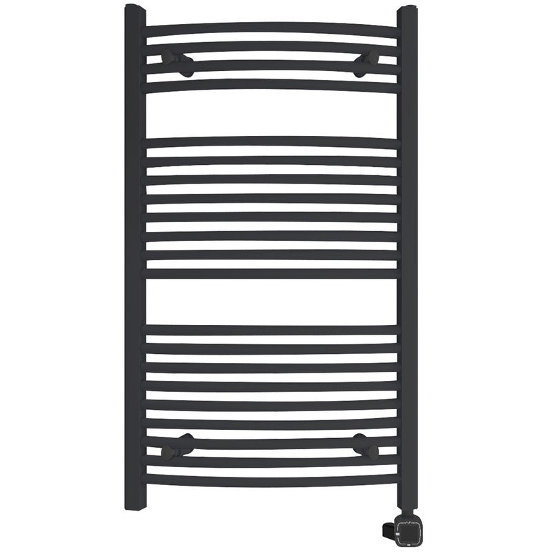 Heatgene Large Electric Radiator Towel Warmer with Programmable Smart Timer and Temperature Control in Brushed, Chrome, Matte Black, Gloss White HGR02106