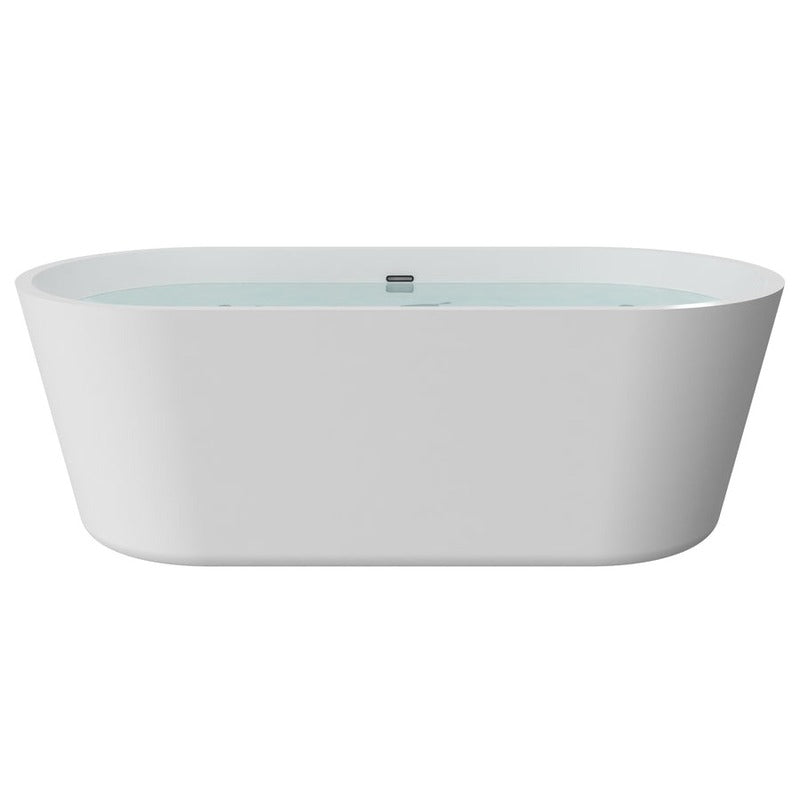 Heatgene Freestanding Soaking Tub UPC Certified Drain & Overflow Assembly Included HG476