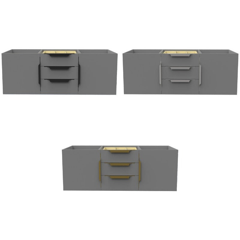 Balboa 60" Grey Vanity Base Only