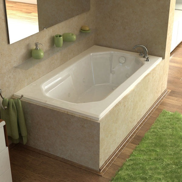 ANZZI 3660MDL ATLANTIS WHIRLPOOLS MIRAGE 36 X 60 RECTANGULAR AIR & WHIRLPOOL JETTED BATHTUB
