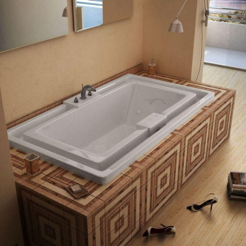 ANZZI 4678IDL ATLANTIS WHIRLPOOLS INFINITY 46 X 78 ENDLESS FLOW AIR & WHIRLPOOL JETTED BATHTUB