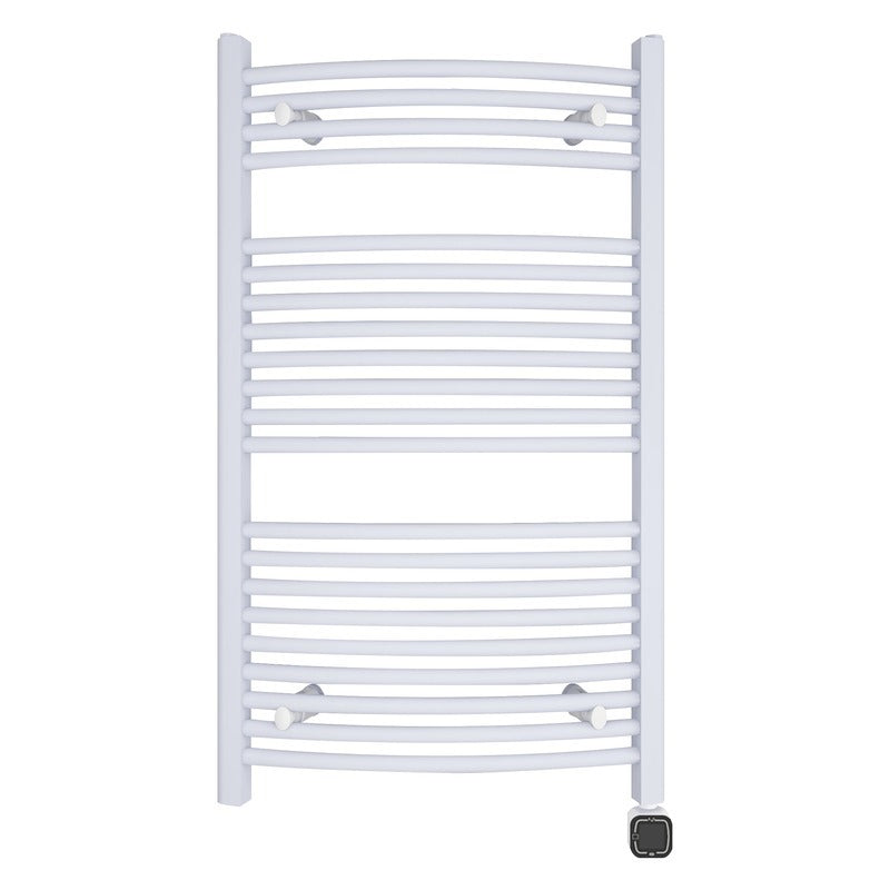 Heatgene Large Electric Radiator Towel Warmer with Programmable Smart Timer and Temperature Control in Brushed, Chrome, Matte Black, Gloss White HGR02106