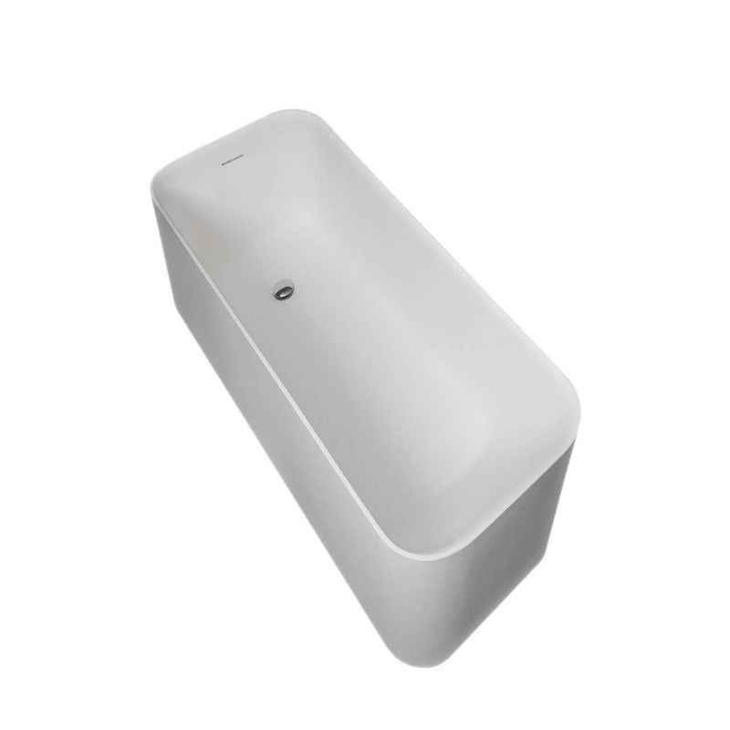 Charlotte 63" Solid Surface Freestanding Bathtub