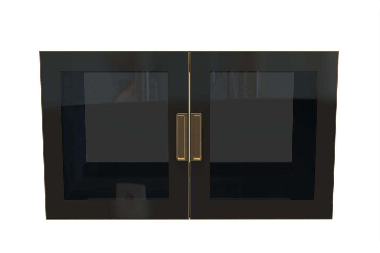Perris 36" Modern Wall Mounted Bathroom Vanity Base