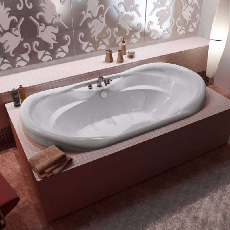 Atlantis Whirlpools Indulgence 41 x 70 Oval Air Jetted Bathtub - 4170IAL
