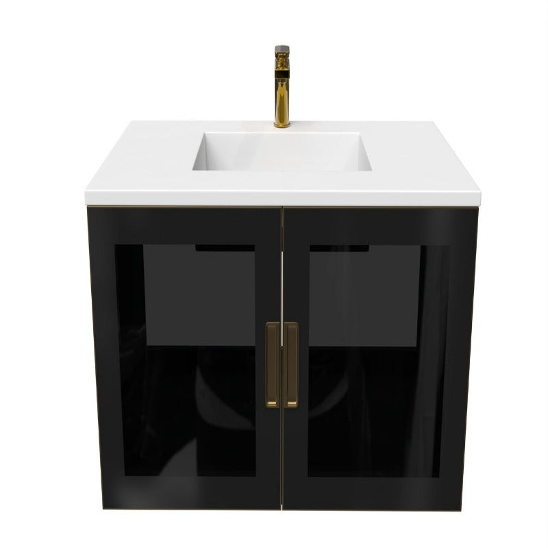 Cristobal 36" Modern Wall Mounted Bathroom Vanity Set