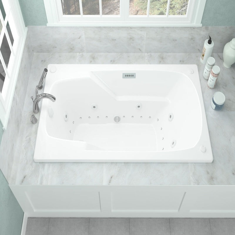 Atlantis Whirlpools Eros Deluxe Series 35.5 x 59 Dual Jetted Air & Whirlpool Bathtub