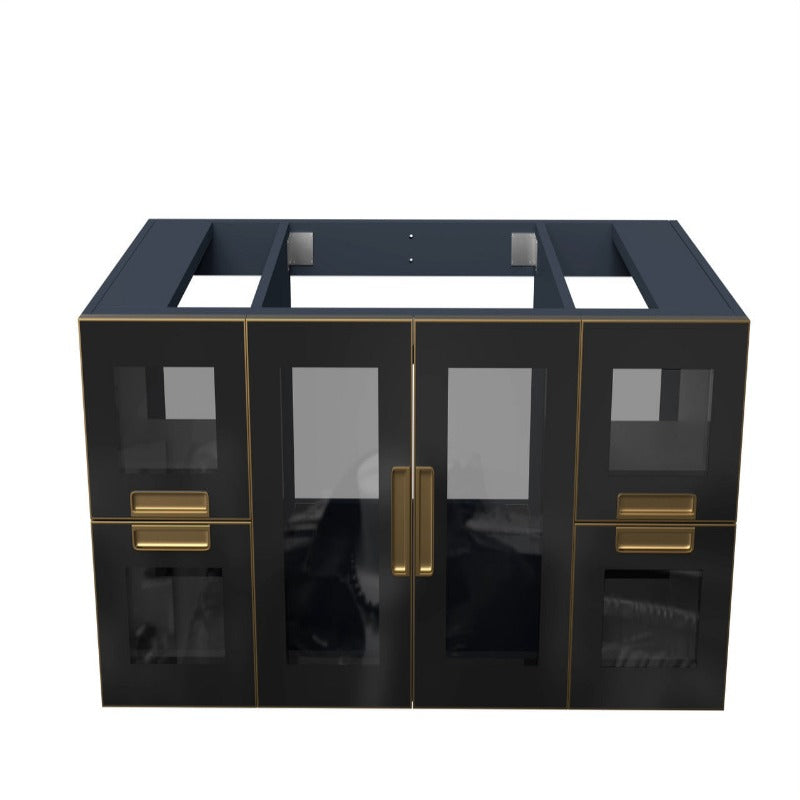 Perris 48" Modern Wall Mounted Bathroom Vanity Base