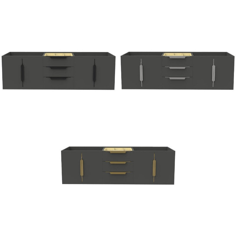 Balboa 72" Black Vanity Base Only