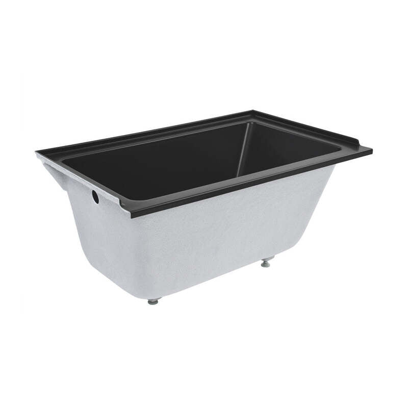 Swiss Madison Voltaire 48" X 32" Left-Hand Drain Alcove Bathtub in Matte Black