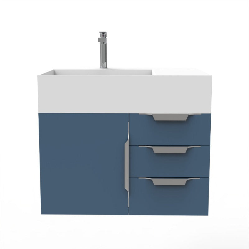 Arrowhead 36" Blue Vanity Set with  ( White / Grey / Black ) Top