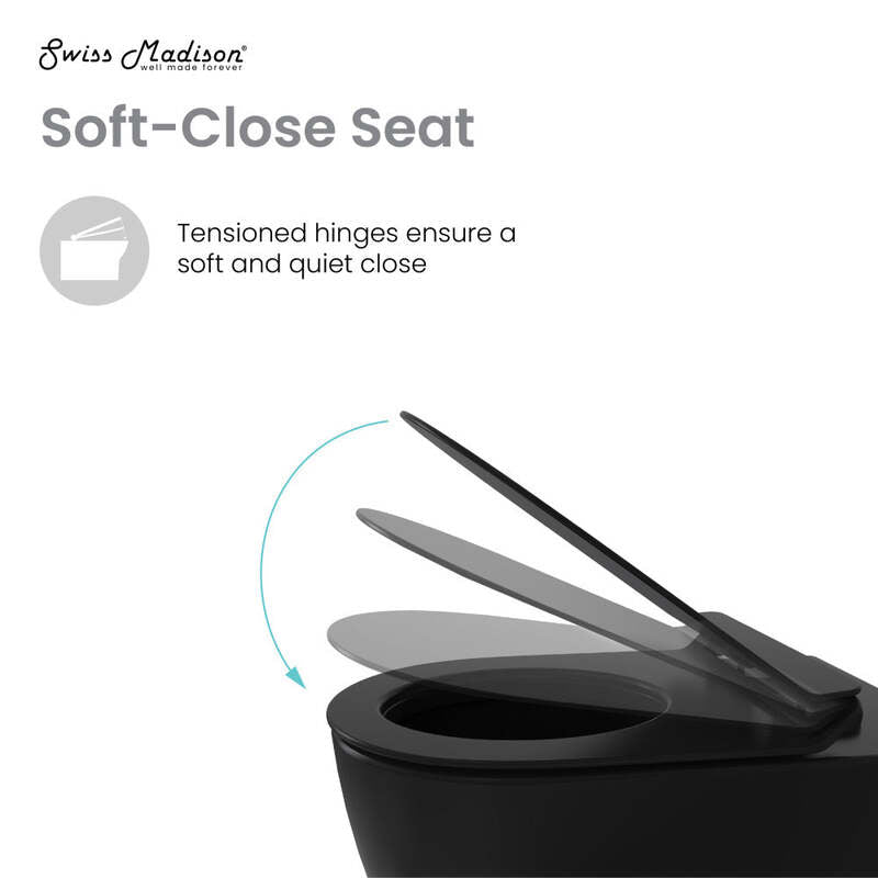 St. Tropez Back-to-Wall Elongated Toilet Bowl