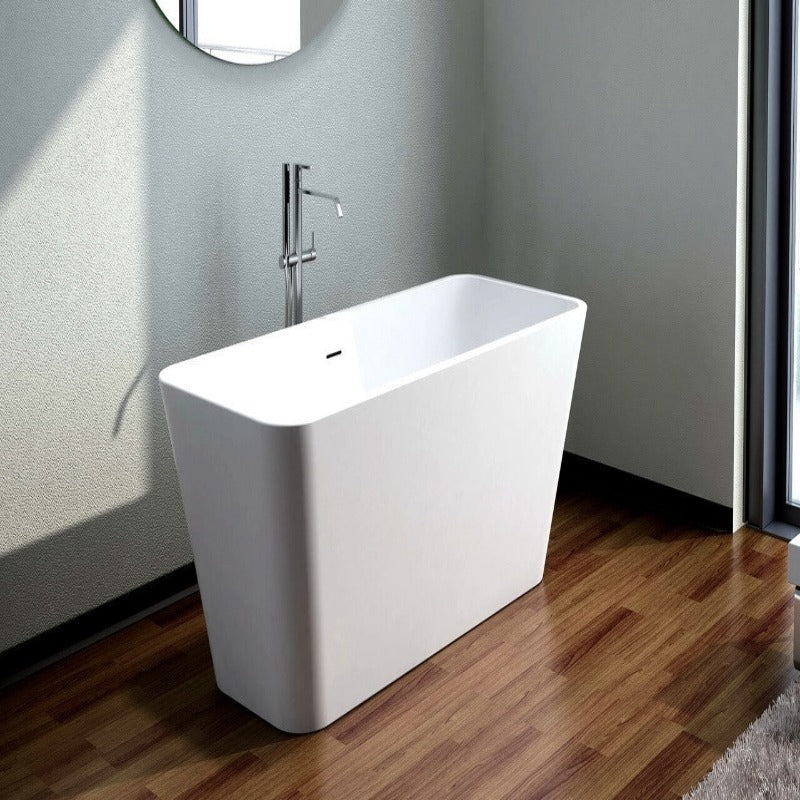 Corona 65" Freestanding Solid Surface Bathtub