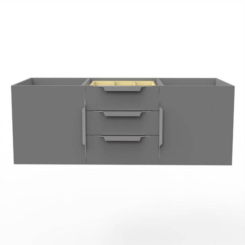 Balboa 60" Grey Vanity Base Only