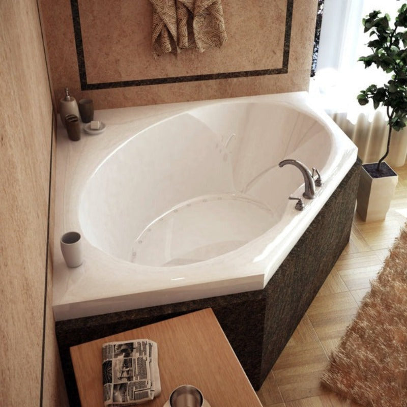 ANZZI 6060VAL ATLANTIS WHIRLPOOLS VENUS 60 X 60 CORNER AIR JETTED BATHTUB