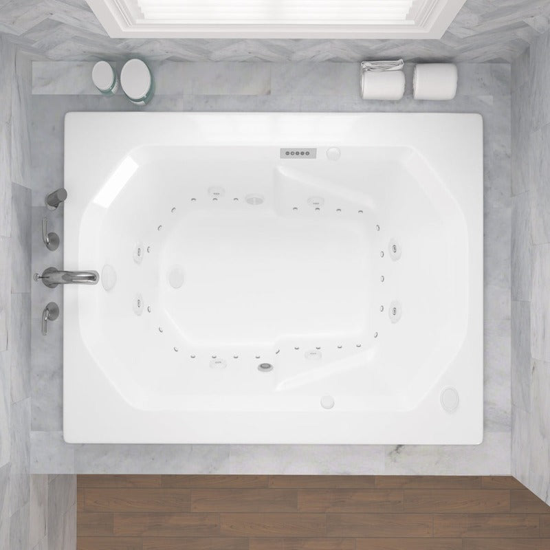 Atlantis Whirlpools Mirage 35.875" x 59.625" Air and Whirlpool Bathtub
