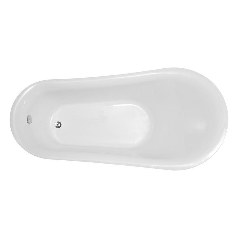 ANZZI TALYAH SERIES FT-AZ090 5.92 FT. FREESTANDING BATHTUB IN WHITE