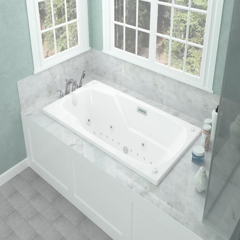 Atlantis Whirlpools Eros Deluxe Series 35.5 x 59 Dual Jetted Air & Whirlpool Bathtub