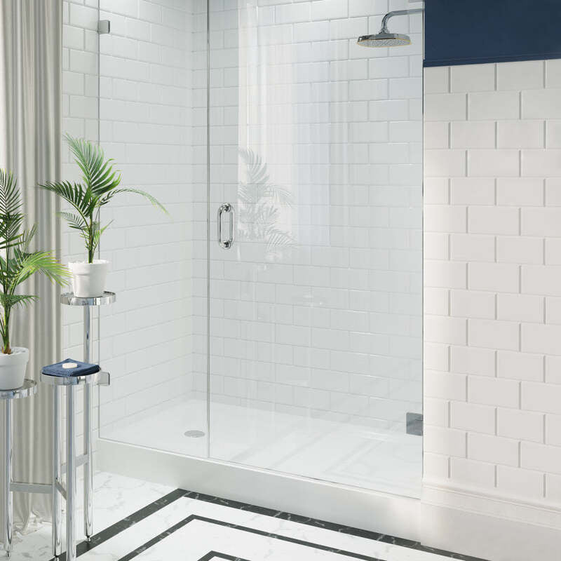 Swiss Madison Voltaire 60 x 32 Acrylic White, Single-Threshold, Left-Hand Drain, Shower Base