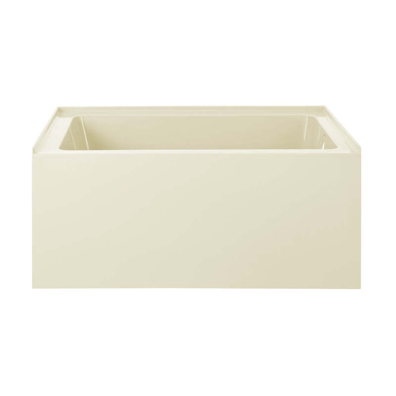 Swiss Madison Voltaire 48" X 32" Right-Hand Drain Alcove Bathtub with Apron in Bisque