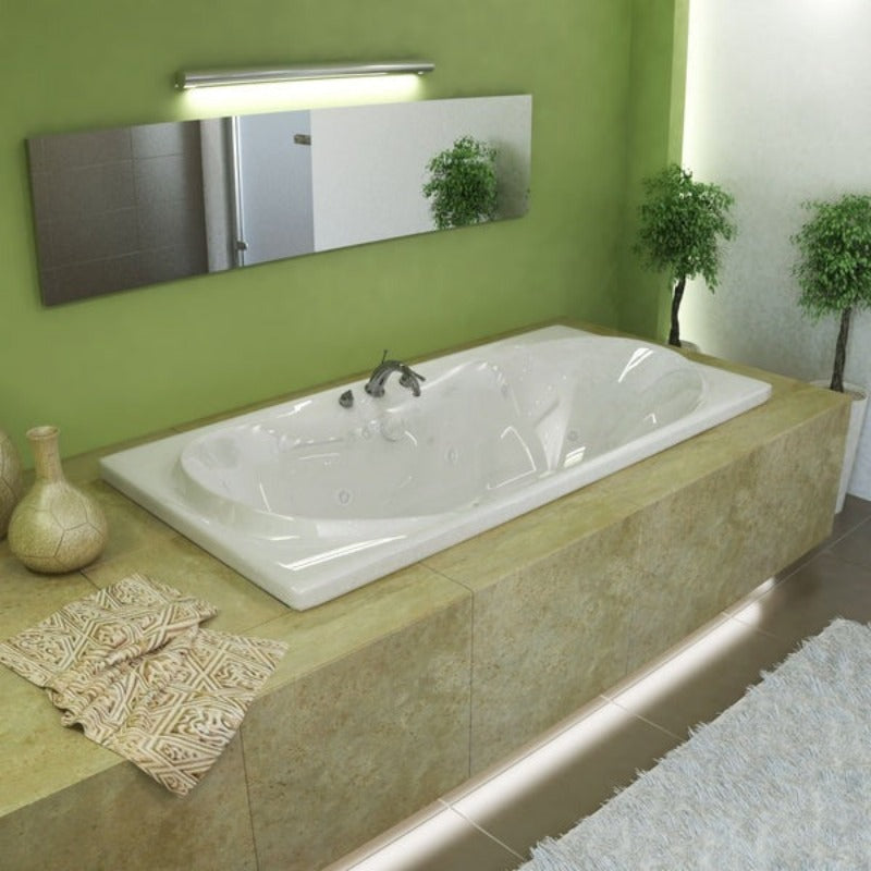 ANZZI 3672WDL ATLANTIS WHIRLPOOLS WHISPER 36 X 72 RECTANGULAR AIR & WHIRLPOOL JETTED BATHTUB