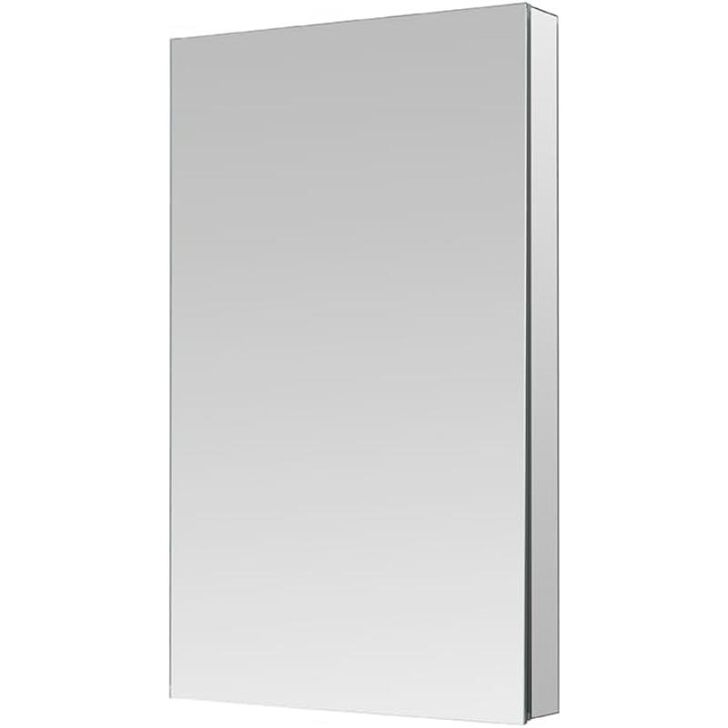 AQUADOM Royale LED Light Medicine Cabinet, Left-Handed, Recessed or Surface 24" x 5" x 40"
