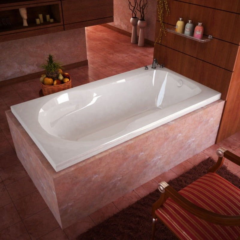 ANZZI 3260Z ATLANTIS WHIRLPOOLS ZEPHER 32 X 60 RECTANGULAR SOAKING BATHTUB