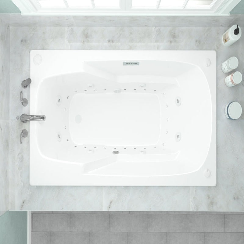Atlantis Whirlpools Eros Deluxe Series 35.75 x 71.5 Dual Air and Whirlpool Bathtub