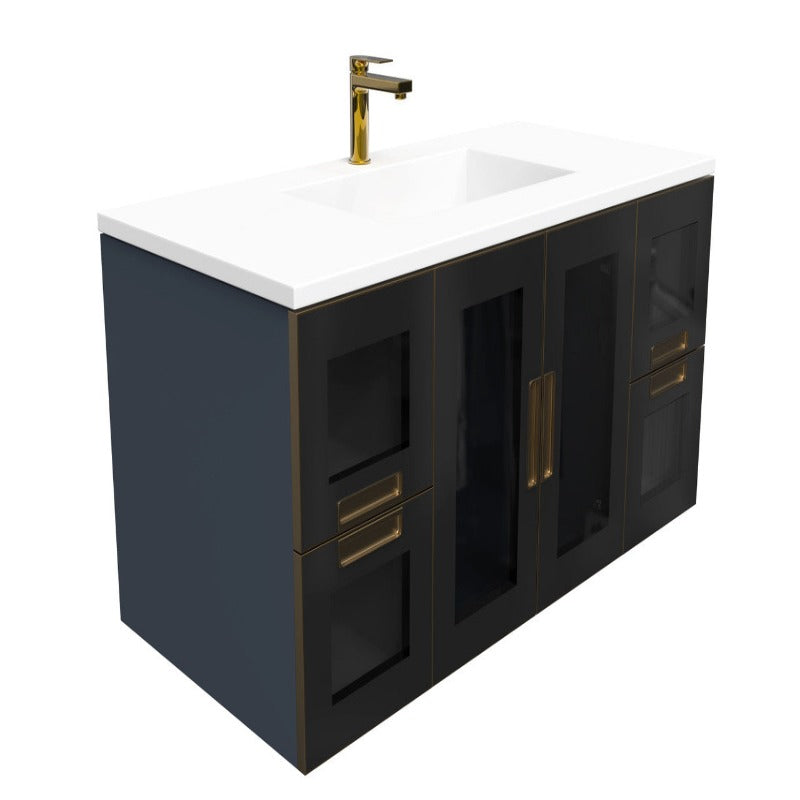 Cristobal 48" Modern Wall Mounted Bathroom Vanity Set