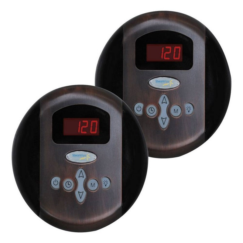 Royal 7.5 KW QuickStart Acu-Steam Bath Generator Package in Oil Rubbed Bronze - SteamSpa RY750OB
