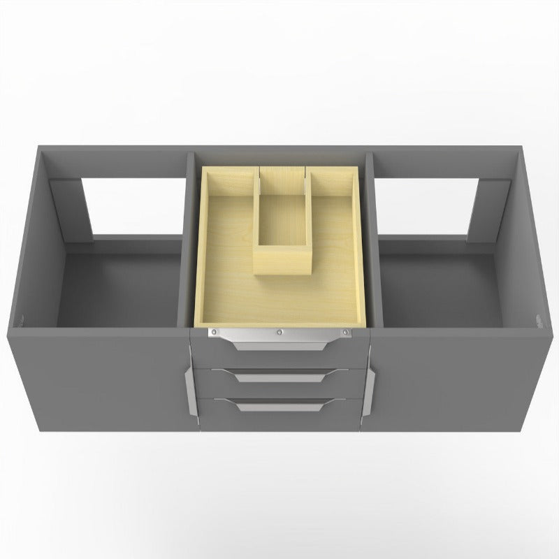 Balboa 60" Grey Vanity Base Only