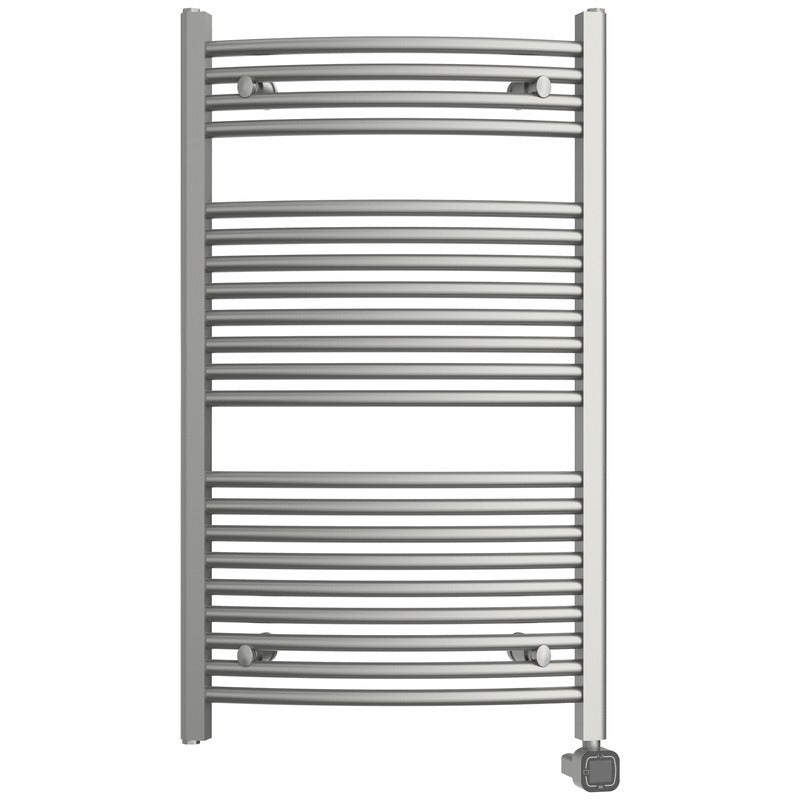 Heatgene Large Electric Radiator Towel Warmer with Programmable Smart Timer and Temperature Control in Brushed, Chrome, Matte Black, Gloss White HGR02106