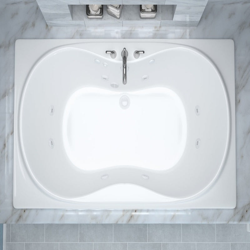 Atlantis Whirlpools Whisper 36" x 72" Rectangular Whirlpool Bathtub
