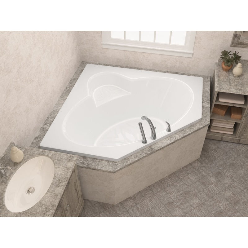 ATLANTIS WHIRLPOOLS SUBLIME 60 X 60 CORNER SOAKING BATHTUB 6060SS