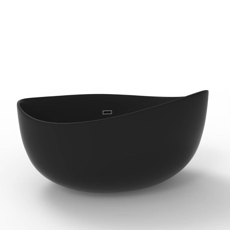 Cupertino 71" Freestanding Solid Surface Bathtub (White / Grey / Black)