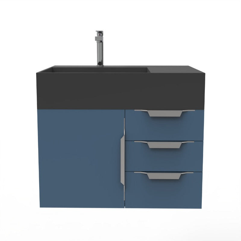 Arrowhead 36" Blue Vanity Set with  ( White / Grey / Black ) Top