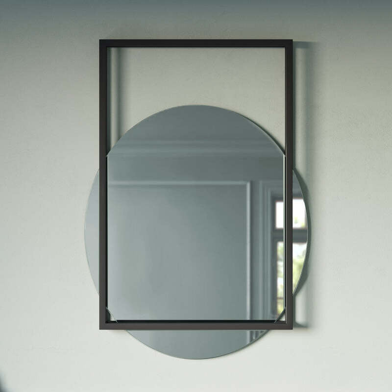Swiss Madison Pierre 30" Vanity Mirror in Matte Black