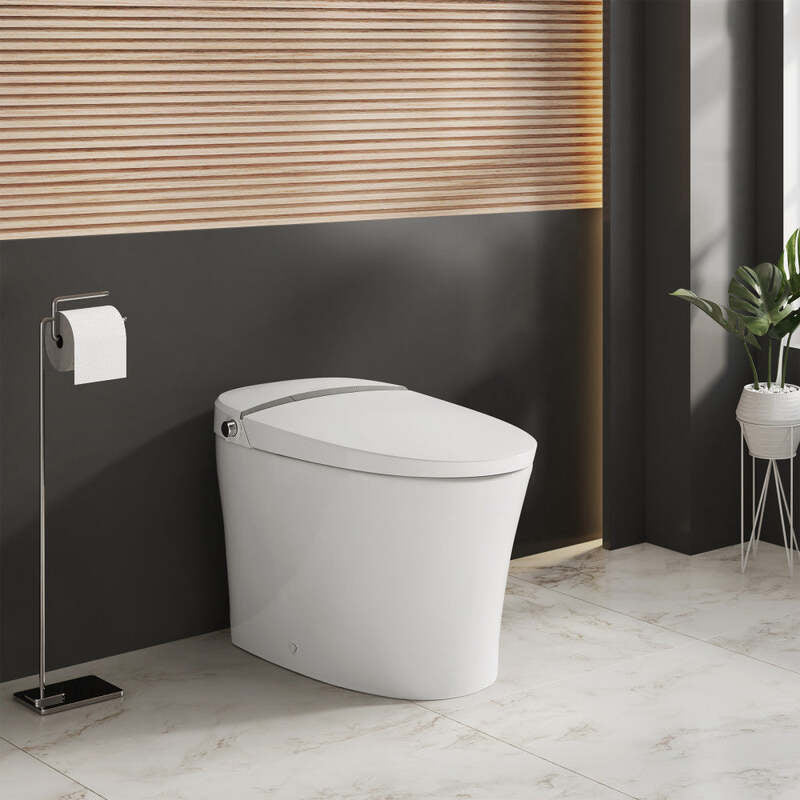 Swiss Madison Avancer Smart Tankless Elongated Toilet and Bidet, Touchless Vortex™ Dual-Flush 1.1/1.6 gpf