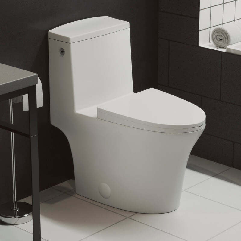 Swiss Madison Hugo One-Piece Elongated Toilet Dual-Flush 1.1/1.6 gpf, Touchless