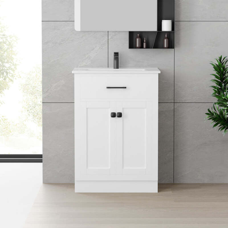 Swiss Madison Burdon 24" Bathroom Vanity in White