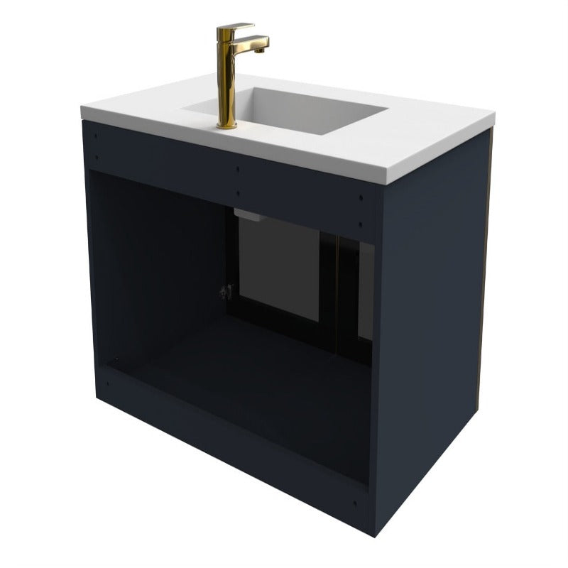 Cristobal 36" Modern Wall Mounted Bathroom Vanity Set