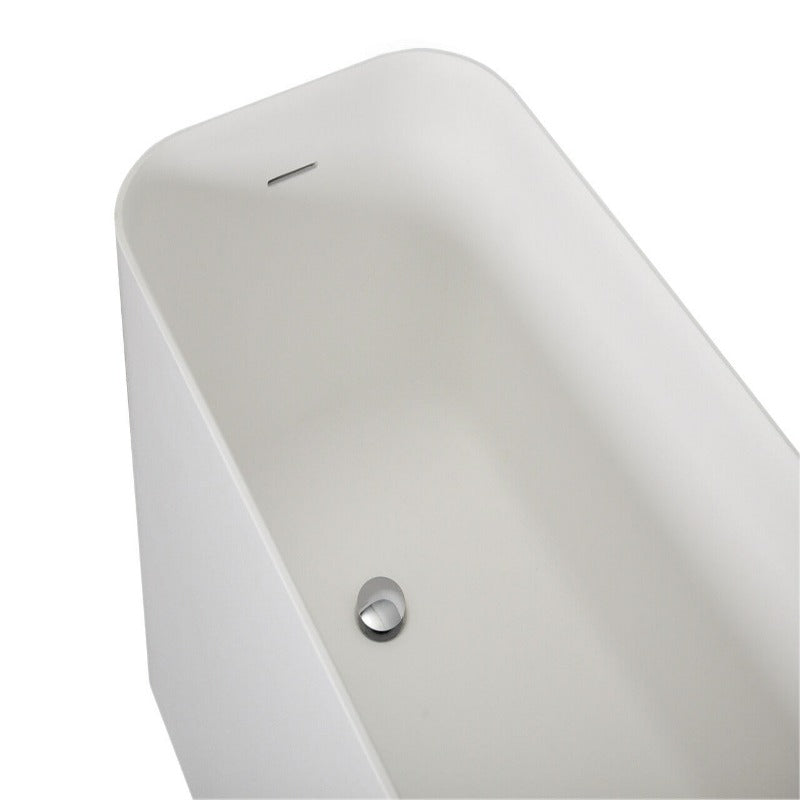 Charlotte 63" Solid Surface Freestanding Bathtub