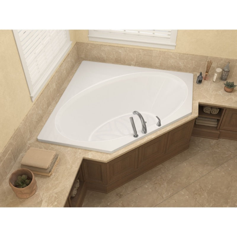 ATLANTIS WHIRLPOOLS VENUS 60 X 60 CORNER SOAKING BATHTUB 6060VS