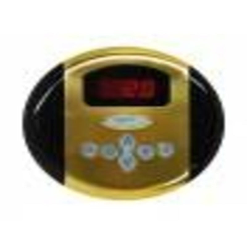 Steamspa Oasis 12 KW QuickStart Acu-Steam Bath Generator Package w/ Built-in Auto Drain in Polished Gold - SteamSpa OA1200GD-A